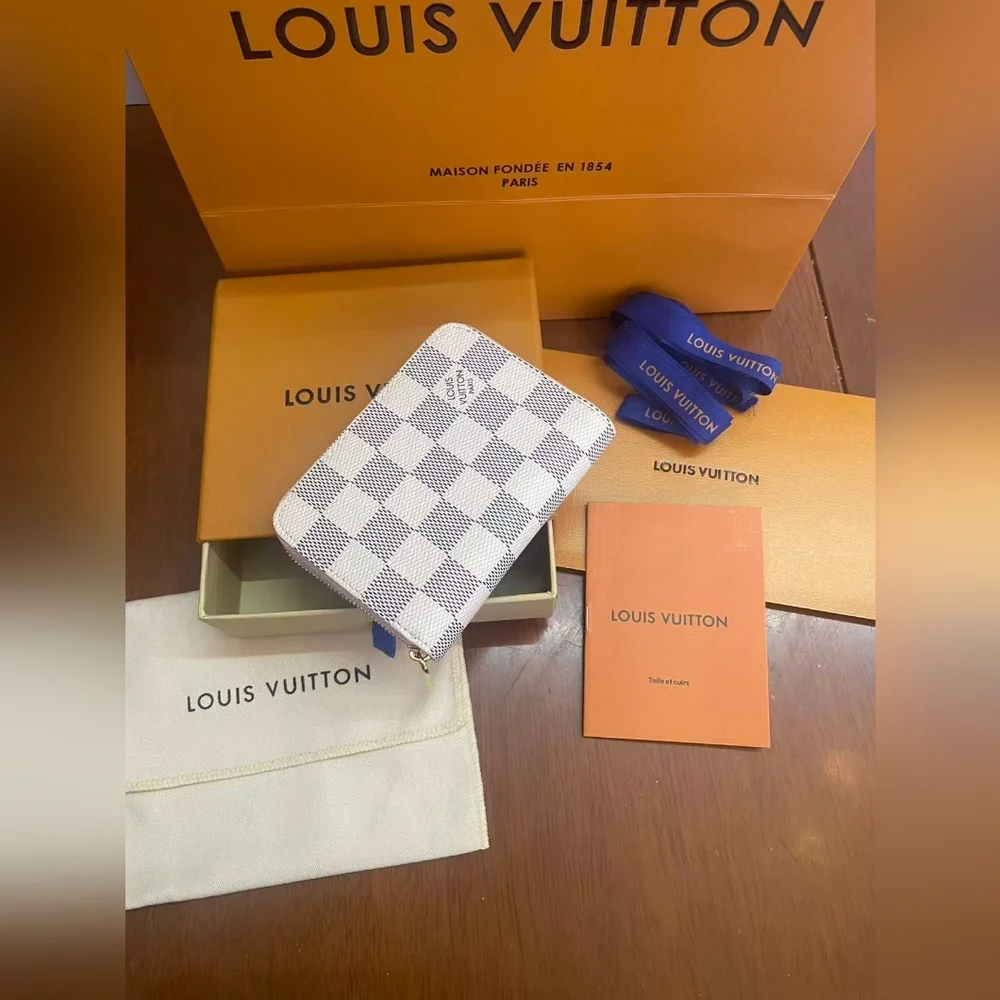 Louis Vuitton Damier Azur Zippy Coin Purse - Picture 4 of 11